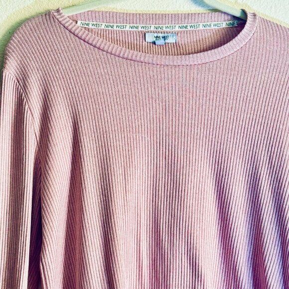 Pink Ribbed Lounge Wear Set Large XL - Picture 2 of 8